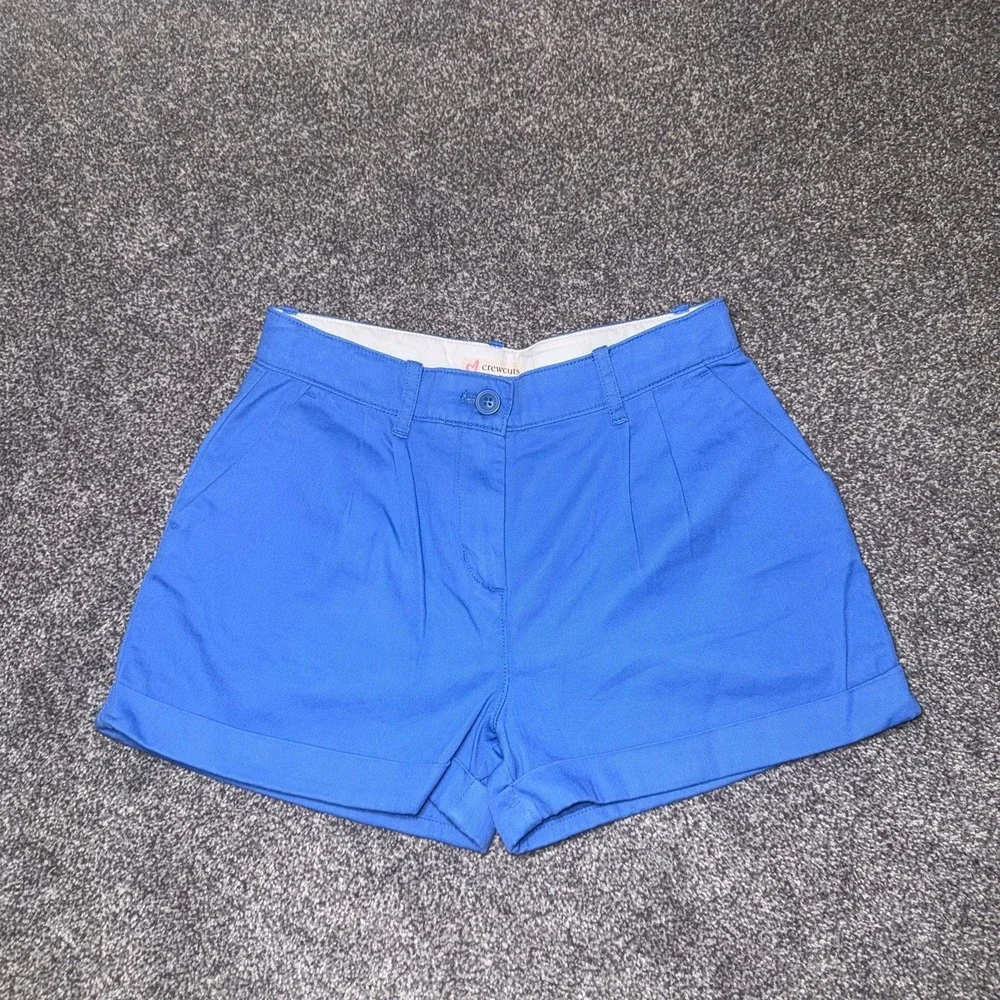Crew Cuts Youth Girls‎ Light Blue Shorts - Size 10 NWT NEW